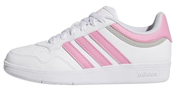 adidas Unisex - Bambini e Ragazzi Hoops 4.0 Shoes, Ftwr White Bliss Pink Grey Two, 36 EU