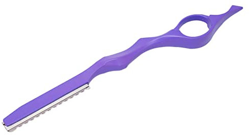 Haarschneide-Rasierer, Haarrasierer, Professionelles Haar-Styling-Trimm-Rasiermesser, Haar-Ausdünnungs-Rasierer, Haar-Texturierungs-Schneide-Rasierer (PURPLE)