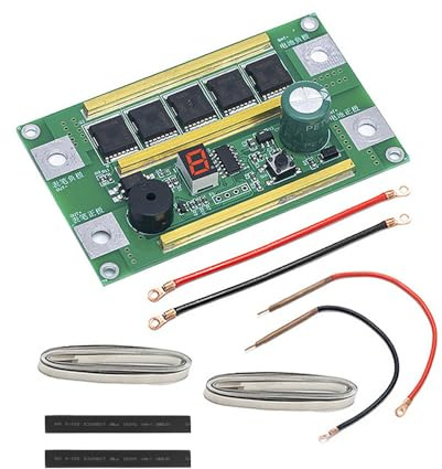 Tiardey Tragbares Punktschweißgerät, Mini-Batterie-Punktschweißgerät, DIY-Kit mit komplettem Zubehör für effizientes Schweißen für 12-V-18650-Lithiumbatterien
