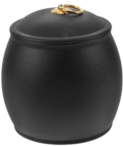 OKUMEYR Barattolo Per Tè in Ceramica Coperchio Ermetico Contenitore Per Alimenti in Ceramica Per Tè Sfuso Caffè Zucchero e Spezie Per Piano Di Lavoro Cucina