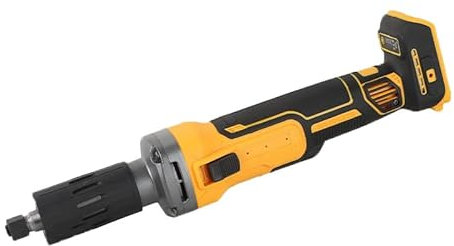 Cordless Die Grinder Compatible with Dewalt 20V Battery, Brushless Electric Straight Grinder with 3 and 6mm Chuck and 4 Adjustable Speeds for Grinding Polishing Cutting (No Battery)