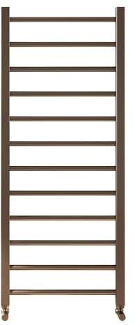 Brushed Bronze Heated Towel Rail Straight Bathroom Ladder Radiator (500x1600)