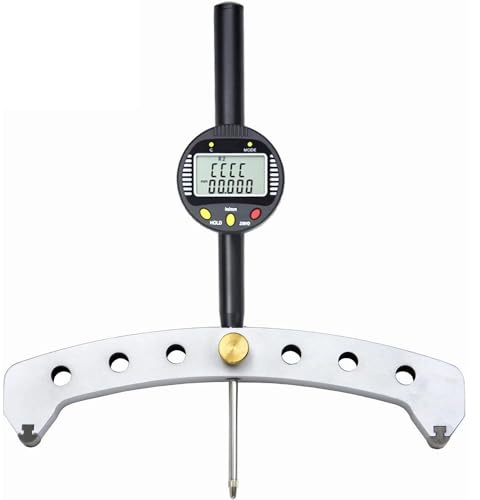Digitales Radiusmessgerät, hohe Genauigkeit Indikator für Radiusmessung 45.0 cm - 249.9 cm (450mm-2500mm), inklusive Datenübertragungsfunktion