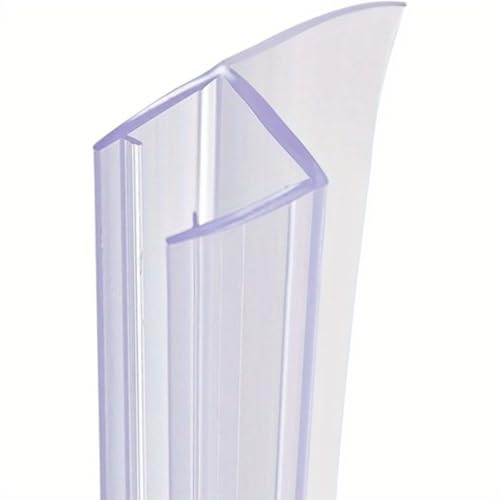 Wuyangcun Joint d'étanchéité Universelle pour Porte de Douche en Verre Arrêt d'eau Flexible en PVC 70cm Installation Facile (10mm)