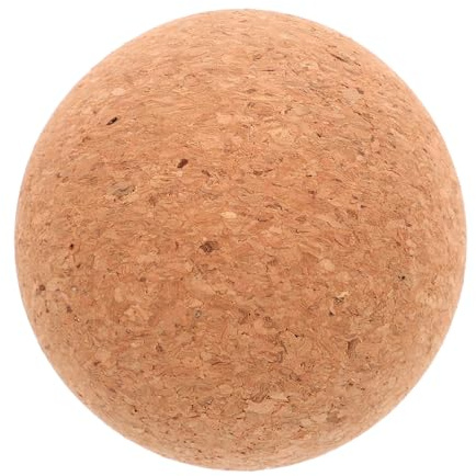 Beaupretty Korkball Mehrzweck Massageball aus Korkstaub für Yoga und Zuhause zur Linderung von Muskelermüdung an Taille und Beinen mit Rollender Massagefunktion