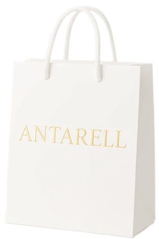 Pack 25 – Personalisierte Papiertüten Luxuriöse aus 240 g/m² Papier mit geflochtenen Griffen – Weiß Schwarz Camel –4 Größen– Mit Logo personalisierbar –Boutique- Made in France
