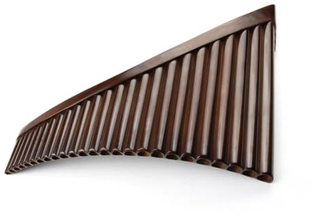 Panflöte Für Erwachsene Traditionelles Holzblasinstrument Bambus Panflöte 25 Pfeifen In G Tonart(SMALL RIGHT G)