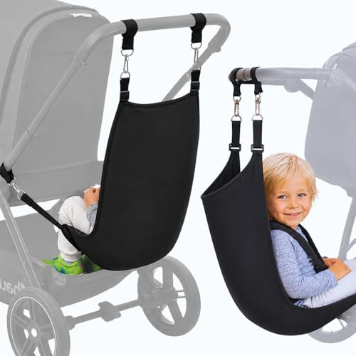 Hängematte Kinderwagen und Kinderwagen Geschwistersitz- Die Alternative zu Buggy Boards & Geschwisterwagen - universal kompatible Kindewagen Hängematte