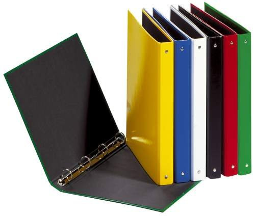 PAGNA 20405-02 Ringbuch A5 4 Ring Pappe weiß