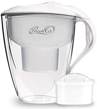 PearlCo Astra unimax - (Blanco) Jarra con Filtro de Agua 3L (Compatible con Brita Maxtra)