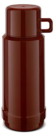 ROTPUNKT Isolierflasche 60 JESPER 1,0 l | Zweifunktions-Drehverschluss | BPA Frei - gesundes Trinken | Made in Germany | Warm + Kalthaltung | Glaseinsatz | maroon