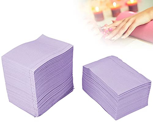 Tattoo Zubehör, Wasserdichtes Pad, Salon Einweg Tischauflagen Schutz 125 Stück, Nail Art Wasserdichte Schreibtischschutz Matte Tischset Für Maniküre, Tätowierung, Ink Dye Praxis 45 X 33 Cm (Viola)