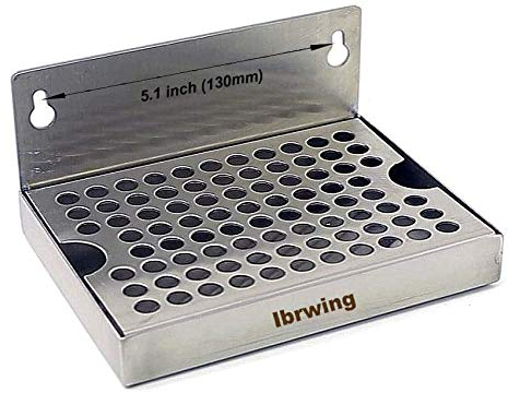 iBrewing Stainless steel Wall Mount drip tray kegerator home brew bar pub