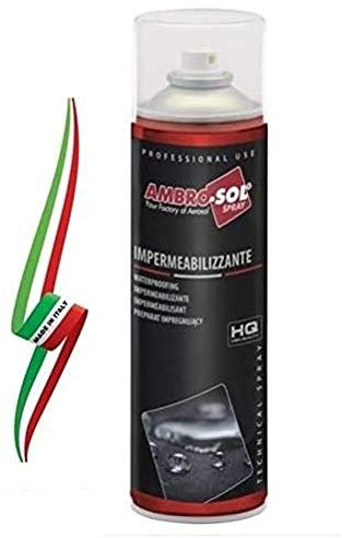 IMPERMEABILIZZANTE SPRAY 500ml PROTETTIVO ANTI UMIDITA' IDROREPELLENTE AMBRO-SOL ITALY