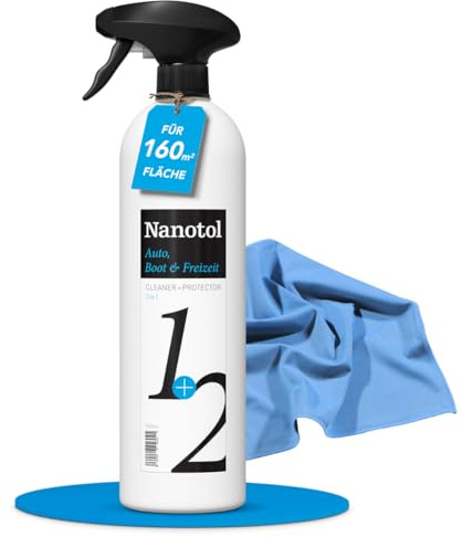 Nanotol 2-in-1 Versiegelung | Reinigen & Schützen in einem Schritt mit langfristigem Easy-to-Clean Effekt | Für Auto, Boot, Wohnmobil & GFK