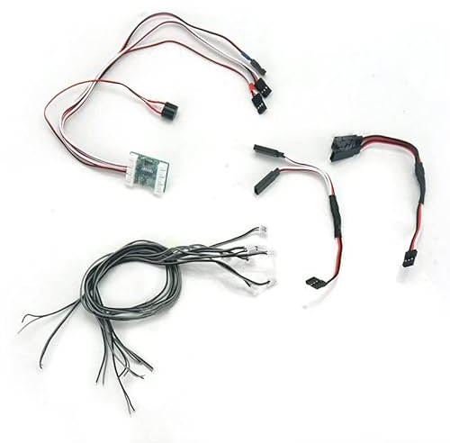 TOUCAN RC HOBBY Lesu DIY 3V LED Licht Lampe für 1/14 RC Traktor Kipplaster Modell Knickgelenkter LKW,Kompatibel mit Tamiya