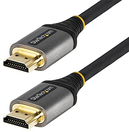 StarTech.com Cavo HDMI Certificato ad Alta Velocità 48 Gbps per Monitor/TV/Display - 8K 60Hz/4K 120Hz HDR10+ eARC