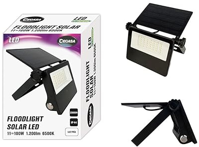 cegasa FLOODLIGHT SOLAR LED 11W 1200 LM 6500K IP54