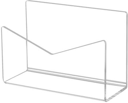 Qutalmi Porte-enveloppe, Organisateur de courrier Acrylique, Trieur de Lettres de comptoir réutilisable, Support de tri de courrier d'enveloppe pour la Maison, l'école et Les Bureaux, comptoir