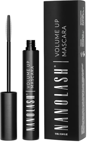 Wimperntusche für Volumen Nanolash 10ml - verdichtende Wimperntusche, Verdickung und Hervorhebung der Wimpern, Effekt voller und dicker Wimpern, Erhöhung des Volumens, schwarze Nanolash
