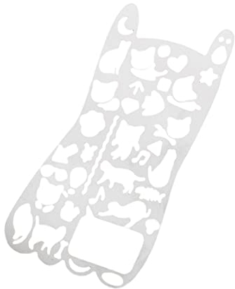 Operitacx Multifunktionale Edelstahl-zeichenschablonen Mit Katzenmotiven Robuste Malvorlagen Für Scrapbooking Diy-bastelprojekte Notizbücher Und Schulbedarf Und Verschleißfest Für Stift Blei