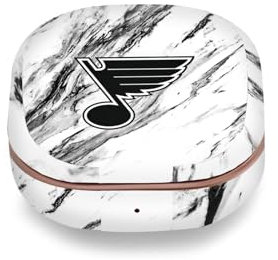 Head Case Designs Offizielle NHL Marmor St Louis Blues Vinyl Haut Aufkleber Abziehbild Abdeckung kompatibel mit Buds Live/Buds Pro / Buds2