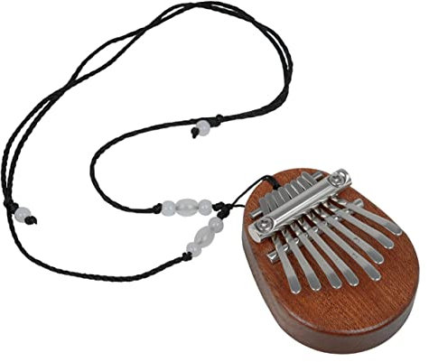 TOYANDONA Mini Kalimba Daumenklavier Tasten Leichtes Fingerpiano Mit Anhänger Und Lanyard Tragbares Afrikanisches Kalimba Musikinstrument Für Junge Mädchen Und Anfänger Kompaktes Daumen Pian