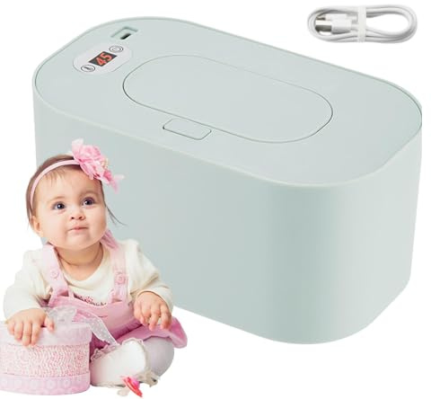 Wipe più caldo, salviettine più calde per bambini,Portatile USB Salviette per - Scatola di isolamento intelligente per pannolini di controllo della temperatura accurata, distributore di