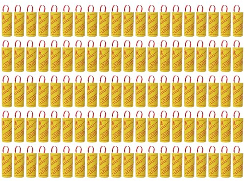 Conipa® - 100 Leim-Rollen + 1 Gelbsticker Fliegenfalle gegen Trauermücken & Obstfliegen bekämpfen - Klebefalle, Gelbtafel, Frucht-Fliegen-Falle (Insekten Aller Art) - Fliegenfänger Innen & Blumentopf