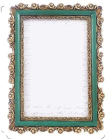 EXKURPOO Cornice Foto Cornice for foto in resina con motivo tridimensionale a melo selvatico, decorazione for la casa(14.5x19.5cm)