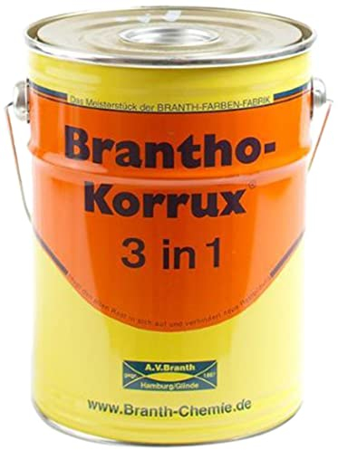 Brantho Korrux 3 in 1 5 Liter 9005 Schwarz (19,00 EUR