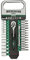 Set cricchetto e bussole da 28 pezzi 1/4″ | WIESEMANN | lega acciaio in cromo e vanadio | con attacco | prolunga da 100 mm | 8 mm - 32 mm | con bocca esagonale