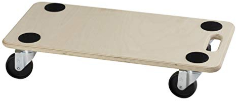 Dörner + Helmer 290695i - Carrello per il trasporto, stabile, portata 200 kg, ruote in plastica, per moquette e piastrelle