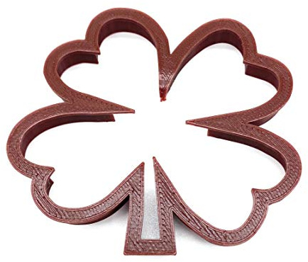 Four Leaf Lucky Clover Cookie Cutter Fondant Cake Decorating (4 inches)