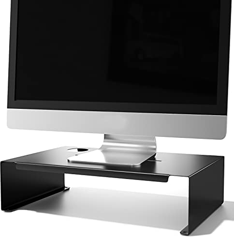 Newaner Monitorständer, Bildschirm Ständer Schreibtisch Monitor erhöhung Laptop Notebook Kompatibel mit 22-32 Zoll Monitore einschließlich bis zu 30Kg