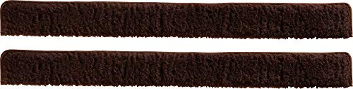 Erwin Müller Zugluftstopper 2er-Pack - Türstopper - Windstopper - für Fenster und Türen - Premium-Qualität - Schurwolle - braun 100 cm