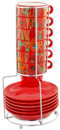 Pylones Espresso-Tassenturm – Kaffeefarben