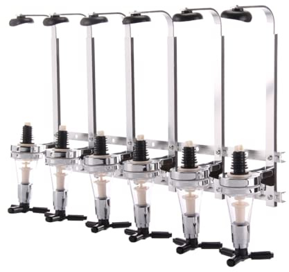Supernic 6PCS Bottle Stands Wall Mounted Bottle Stand Wine Spirit Drink Dispenser Bar Shot Optics Measurer for Home Kitchen Bar