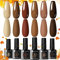 UR SUGAR UV Nagellack Herbst Braun Grün, 6 Farben Gel Nagellack Set Nude Gellack UV Farbgel Set Starter Set für Nagelstudio Nagel Gelnägel Set mit Geschenkbox Maniküre Set Weihnachts Set