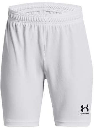 Under Armour Jungen Y Challenger Core Short, schnelltrocknende, schweißableitende Jungen Sport Shorts mit 4-Way-Stretch, lockere, kurze Sporthose für Sportunterricht, Fußballtraining und mehr