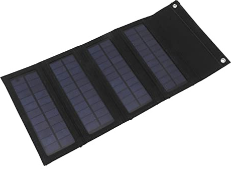 40W Hopfällbar Solpanel , Bra Uteffekt Solcellsladdare , Låg Ljuseffektivitet Lättvikt Bärbar Solpanel , för Utomhuscamping (Svart)