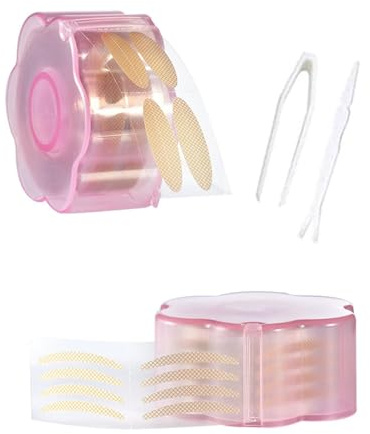 Visxcnu 1200 Stück Schlupflider Stripes Schlupflid-Tape Streifen zum Augenlid-Lifting ohne OP! wasserfest, 24h Halt, double eyelid lifting tapes Augenlid-Tape Hautfarbe