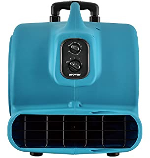 XPower P-800TH Pro Centrifugal Air Mover Carpet Dryer Floor Fan Blower for Water Damage Restoration Janitorial Plumbing Home Use