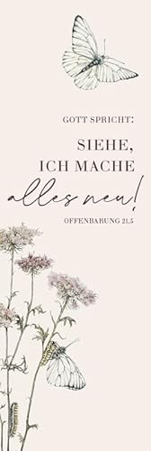 adeo Jahreslosung 2026 - Lesezeichen (10er-Set) aus Papier und Kunststoff