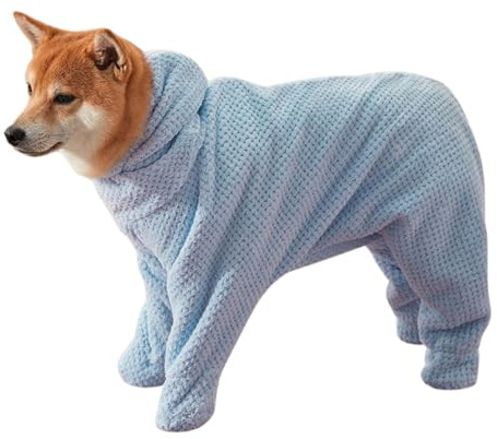 BT Bear Hunde-Bademantel-Handtuch, vollständig trocknend, schnell trocknend, super saugfähig, für Hunde und Katzen, Größe M