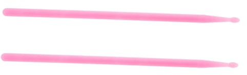 1 Paar Fluoreszierende Nylon Drumsticks für Jazz Drumset, Rosa | Leuchtendes Design, Ersatz bei Bedarf, für Schlagzeuger, Passend für E-drums und Percussion Zubehör