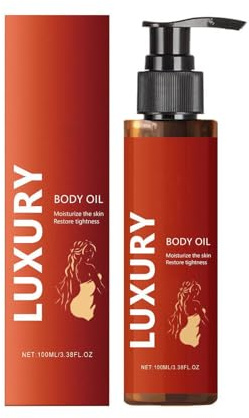 Luxury Body Oil,Huile Corporelle Raffermissante,Huile Corps Hydratante et Rafraîchissant,pour peaux Fines ridules y sèches, Raffermit,Élasticité, Hydrate