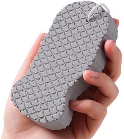 3D Bade - Magischer Peeling Duschschwamm Schmerzlos, Weiche Hautfreundlich | Elastische Struktur | Sanfte Körperreinigung Lösung Für Schwangere Erwachsene Kinder Dusche Spa Pflege