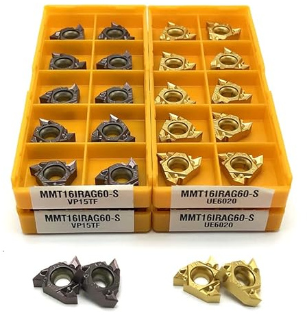 MMT16ER AG60-S VP15TF 16ER AG60-S UE6020 insert en carbure insert fileté outil de tour de haute qualité outil de tournage de filetage(16IR AG60-S UE6020)