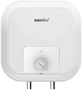 COMFEE' Electric Water Heater, 15L Undersink 2kW Storage Water Heater | B Class, Lightweight, Compact & Easy to Install, Ideal for Small households